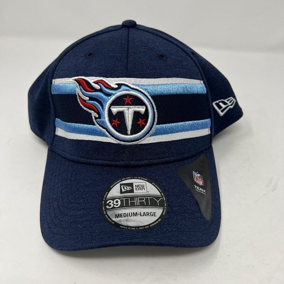 Tennessee Titans NFL NEW ERA 39Thirty M/L Stretch Fit Hat Cap NEW NWT - Picture 1 of 6